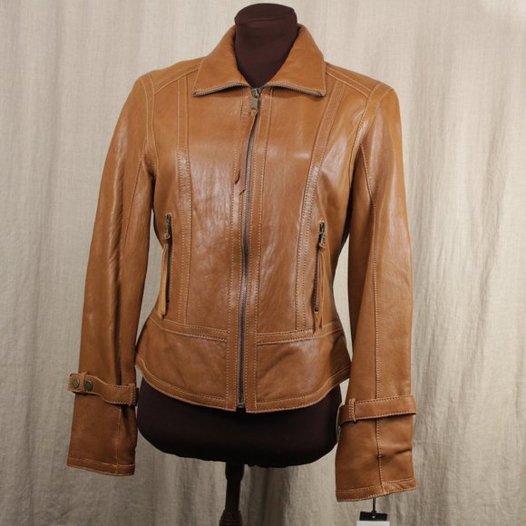 Marc New York Leather Jacket XS NWT - Picture 3 of 10